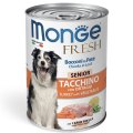 Monge Dog Fresh Senior Chunks in Loaf Turkey with Vegetables / Влажный корм Консервы Монж для Пожилых собак Мясной рулет с Индейкой и овощами (цена за упаковку) Monge Dog Fresh Senior Chunks in Loaf Turkey with Vegetables / Влажный корм Консервы Монж для Пожилых собак Мясной рулет с Индейкой и овощами (цена за упаковку)