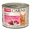 Animonda Carny Adult / Консервы Анимонда для кошек с  Говядиной Индейкой и Креветками (цена за упаковку)