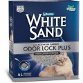 White Sand Odor Lock Plus / Комкующийся наполнитель Вайт Сенд усиленная блокировка запахов с Активированным углем
