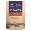 Savita / Влажный корм Савита для стерилизованных кошек с уткой и овощами в соусе (цена за упаковку)