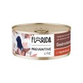 Florida Preventive Line Gastrointestinal / Влажный корм Консервы Флорида для кошек при Расстройствах Пищеварения с Перепёлкой (цена за упаковку)