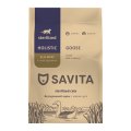 Savita Sterilized Goose / Сухой Беззерновой корм Савита для Стерилизованных кошек с мясом Гуся