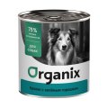 Organix / Консервы Органикс для собак Кролик с зеленым горошком (цена за упаковку)