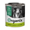 Organix / Консервы Органикс для собак Ягненок с рубцом и морковью (цена за упаковку)