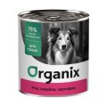 Organix / Консервы Органикс для собак Утка индейка картофель (цена за упаковку)