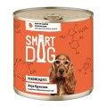 Smart Dog / Консервы Смарт Дог для взрослых собак и щенков Кусочки Индейки в нежном соусе (цена за упаковку)