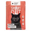 Smart Cat / Паучи Смарт Кэт для Котят и взрослых кошек Говядина в нежном соусе (цена за упаковку)