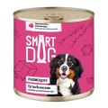 Smart Dog / Консервы Смарт Дог для взрослых собак и щенков Кусочки Ягненка в нежном соусе (цена за упаковку)