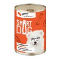Smart Dog / Консервы Смарт Дог для взрослых собак и щенков Мясное ассорти в нежном соусе (цена за упаковку)