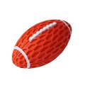 Homepet Silver Series / Игрушка Хоумпет для собак Мяч регби с пищалкой Каучуковый 14,5 см х 8,2 см х 7,9 см