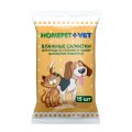 Homepet Vet / Влажные салфетки Хоумпет для домашних животных для Ухода за Глазами и Ушами