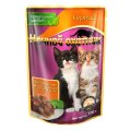 Ночной охотник / Влажный корм Паучи для Котят Курица кусочки в соусе (цена за упаковку)
