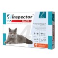 Inspector Quadro К / Капли Инспектор от Внешних и Внутренних паразитов для кошек весом от 4 до 8 кг