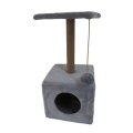 Homecat / Когтеточка Хоумкэт для Мейн-кунов и крупных кошек Домик с Площадкой Серый Большой