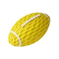 Homepet Silver Series / Игрушка Хоумпет для собак Мяч регби с пищалкой Каучуковый 14,5 см х 8,2 см х 7,9 см