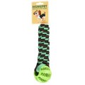 Homepet Dental TPR / Игрушка Хоумпет для собак Мяч с отверстиями для лакомств на плетенке