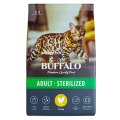 Mr.Buffalo Adult Sterilized / Сухой корм Мистер Бафало для Стерилизованных кошек Курица