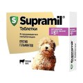 Supramil / Таблетки Супрамил против гельминтов с мясным вкусом для Щенков и собак весом до 5 кг