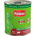 Четвероногий Гурман Мясное ассорти / Консервы для Щенков с Говядиной (цена за упаковку) Четвероногий Гурман Мясное ассорти / Консервы для Щенков с Говядиной (цена за упаковку)