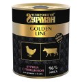 Четвероногий Гурман Golden Line / Консервы Золотая линия для Щенков Курица с Говядиной в желе (цена за упаковку)