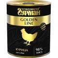 Четвероногий Гурман Golden Line / Консервы Золотая линия для собак Курица натуральная в желе (цена за упаковку)