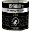 Четвероногий Гурман Platinum Line / Консервы Платиновая линия для собак Рубец говяжий в желе (цена за упаковку)