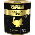 Четвероногий Гурман Golden Line / Консервы Золотая линия для собак Индейка натуральная в желе (цена за упаковку)