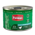 Четвероногий Гурман / Консервы для кошек Паштет с Курицей (цена за упаковку)