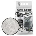 Cat Step Compact White Carbon / Наполнитель Кэт Степ для кошачьего туалета комкующийся Минеральный с Активированным углем
