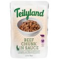 Pettric Teilyland Beef Chunk In Sauce / Влажный корм Петрик для кошек полнорационный с Говядиной в соусе (цена за упаковку)