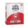 Cat's White Box Unscented / Комкующийся наполнитель Кэтс Уайт для кошачьего туалет Натуральный без ароматизатора