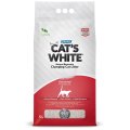 Cat's White Unscented / Комкующийся наполнитель Кэтс Уайт для кошачьего туалета Натуральный Без ароматизатора