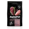 AlphaPet Superpremium / Сухой корм АльфаПет для Стерилизованных кошек Утка индейка