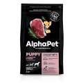 AlphaPet Puppy Superpremium / Сухой корм АльфаПет для Щенков, беременных и кормящих собак Крупных пород до 6 месяцев Говядина рубец