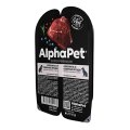 AlphaPet Superpremium / Влажный корм Ламистеры АльфаПет для взрослых собак Оленина и северные ягоды (цена за упаковку)