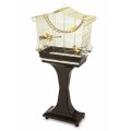IMAC Camilla / Клетка Аймак для птиц Золото, Коричневая на колесах и подставке