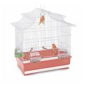 IMAC Pagoda / Клетка Аймак для птиц Белая, Клубнично-красная