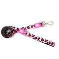 Max & Molly / Короткий поводок Макс и Молли для собак Розовый леопард