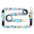 Max & Molly / Мультифункциональный поводок Макс и Молли для собак Голубой океан