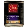 Clan De File / Консервы Клан для кошек Кролик (цена за упаковку)