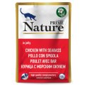 Prime Nature / Паучи Прайм Нейча для взрослых кошек Курица с морским окунем в желе (цена за упаковку)