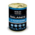 Solid Natura Balance / Консервы Солид Натура для Щенков Телятина (цена за упаковку)