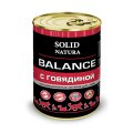 Solid Natura Balance / Консервы Солид Натура для собак Говядина (цена за упаковку)