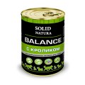 Solid Natura Balance / Консервы Солид Натура для собак Кролик (цена за упаковку)