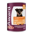 Award Puppy / Влажный корм Авард Консервы для Щенков Кусочки с Курицей и морковью конс (цена за упаковку)