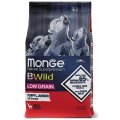 Monge BWild Low Grain Puppy & Junior Deer / Сухой Низкозерновой корм Монж Бивайлд для Щенков всех пород мясо Оленя