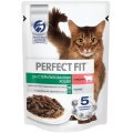 Perfect Fit Sterile / Паучи Перфект Фит для Стерилизованных котов и кошек Говядина в соусе (цена за упаковку)