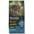 Monge Cat BWild Grain Free Sterilised Tuna Peas / Сухой Беззерновой корм Монж Бивайлд для Стерилизованных кошек Тунец горох