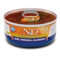 Farmina N&D Lamb Pumpkin & Blueberry / Консервы Фармина для кошек Ягненок с Тыквой и Черникой (цена за упаковку)