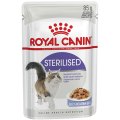Royal Canin Sterilised Jelly / Влажный корм (Консервы-Паучи) Роял Канин Стерилайзд для взрослых кастрированных котов и Стерилизованных кошек в Желе (цена за упаковку)